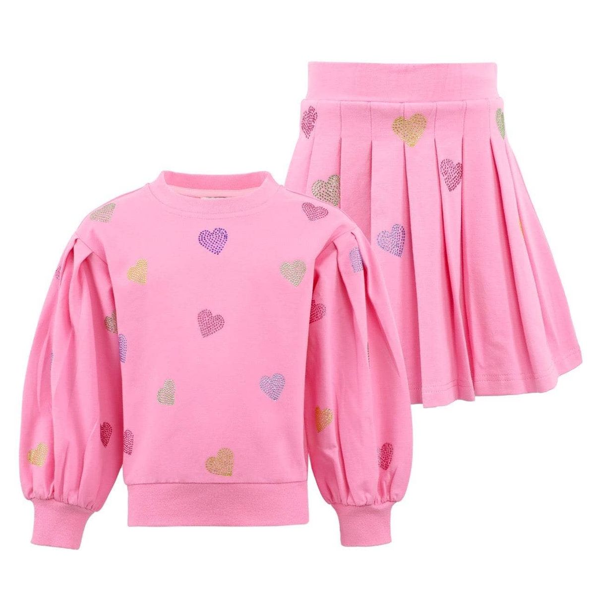 Lola and the Boys Pink Sparkle Hearts Set