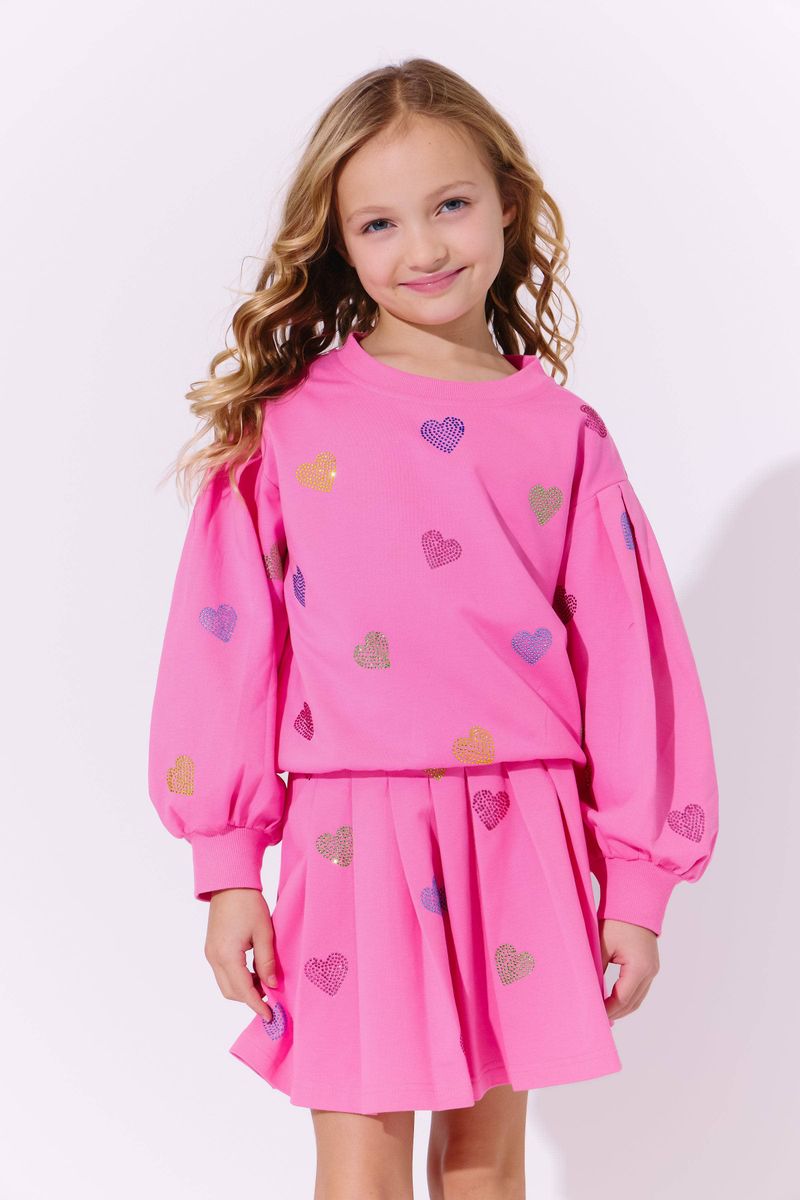 Lola and the Boys Pink Sparkle Hearts Set
