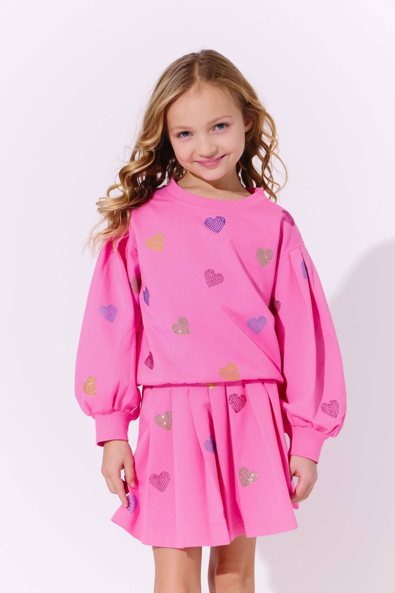 Lola and the Boys Pink Sparkle Hearts Set
