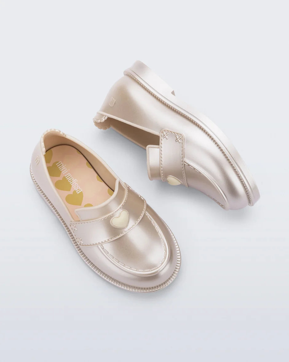 Mini Melissa Royal Love Baby - Metallic Beige