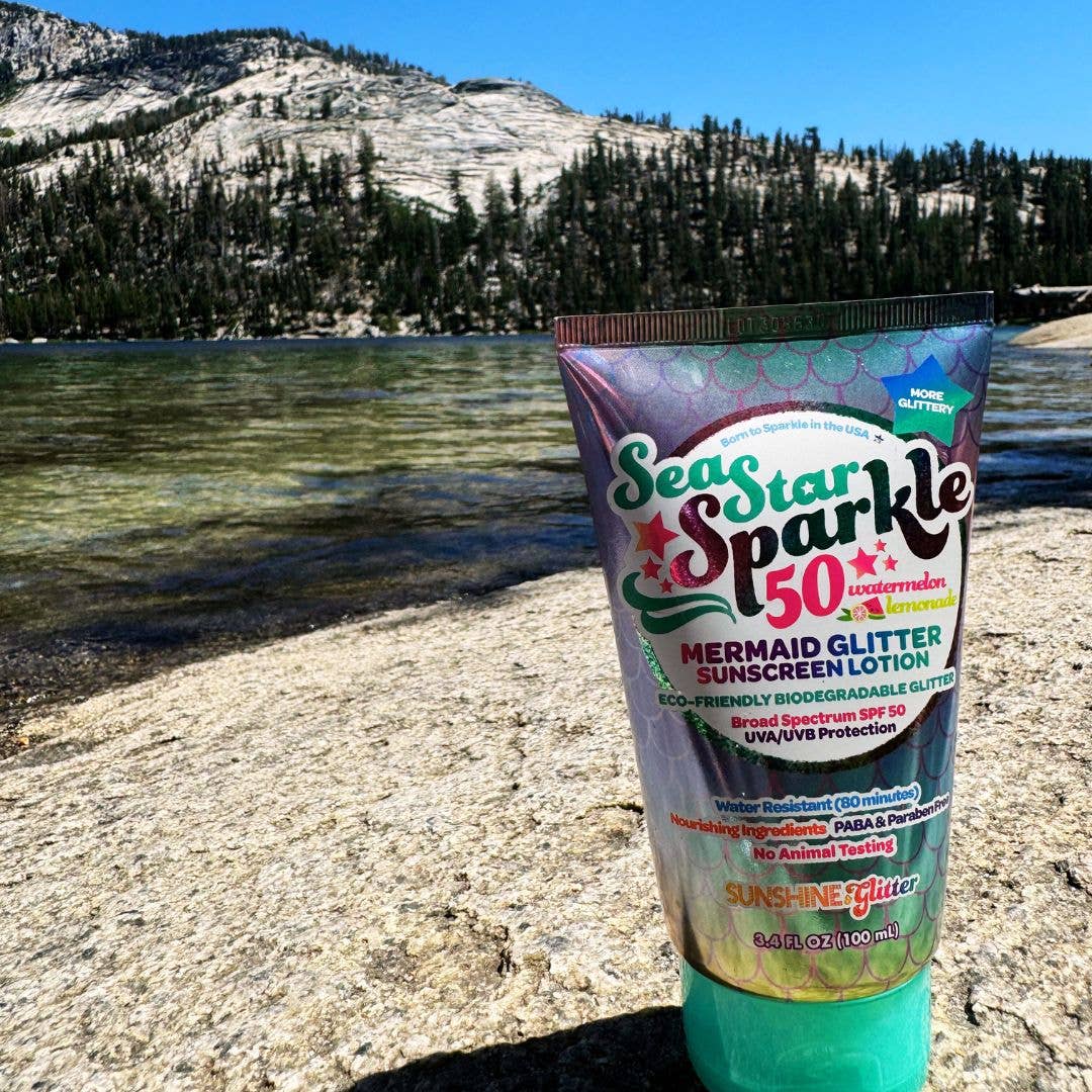 Sunshine & Glitter - Sea Star Sparkle Mermaid SPF 50 Glitter Sunscreen