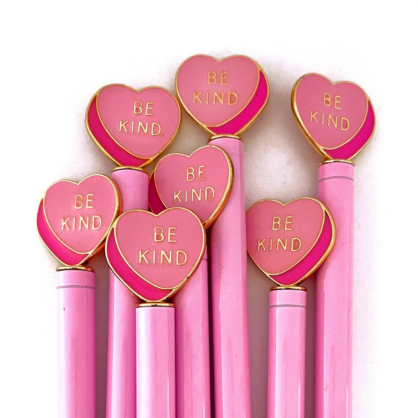 SNIFTY - Enamel Heart Charm Pen - Pink
