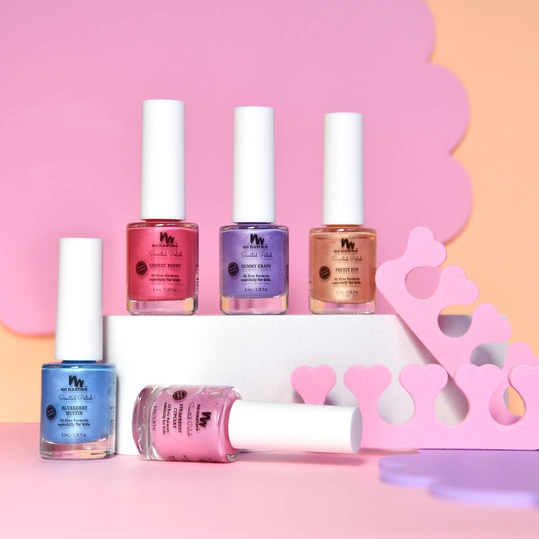 no nasties kids -Water Based Scented Scratch Off Kids Nail Polish