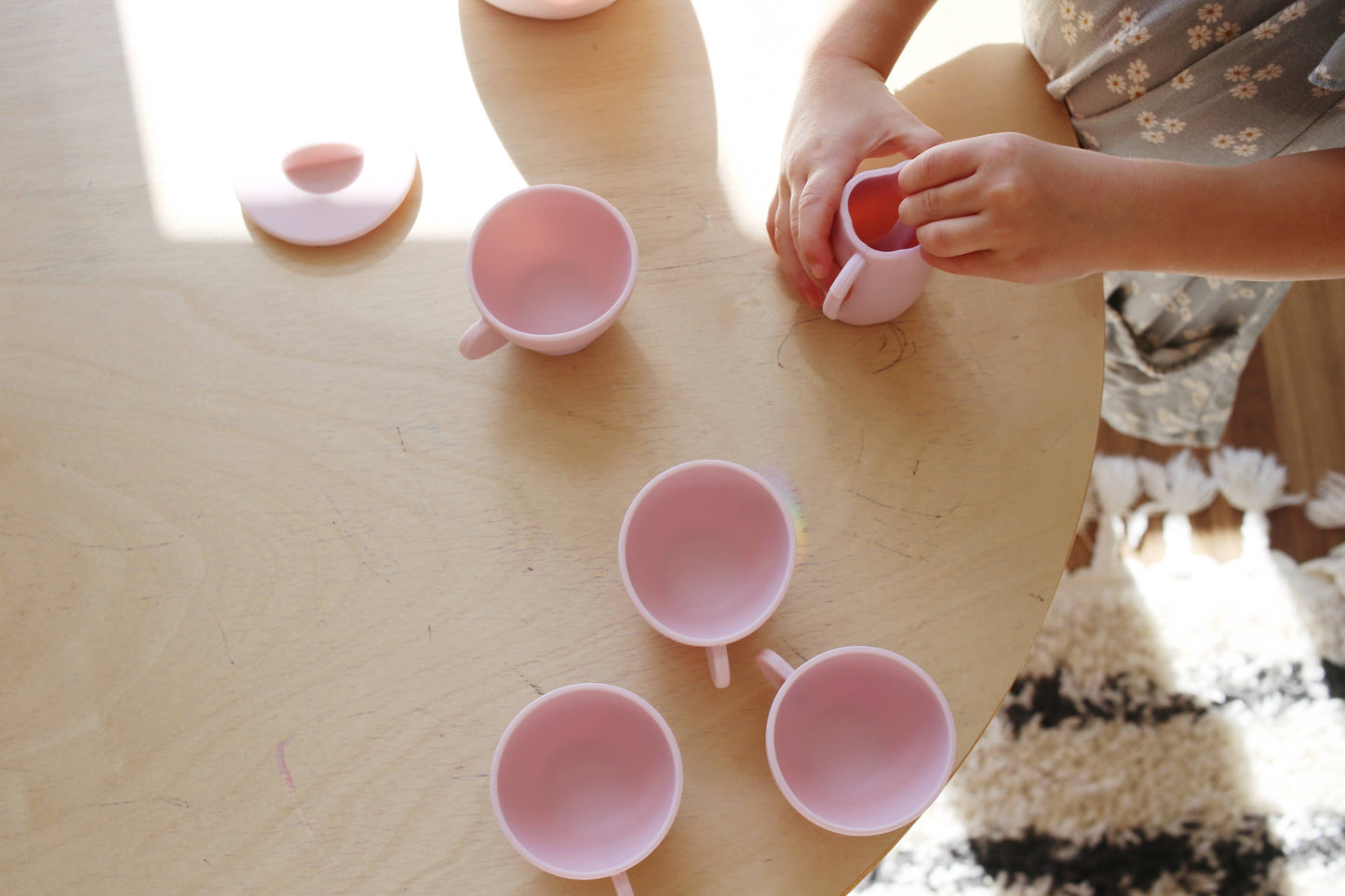 Marlowe & Co - Primrose Pink Silicone Tea Play Set