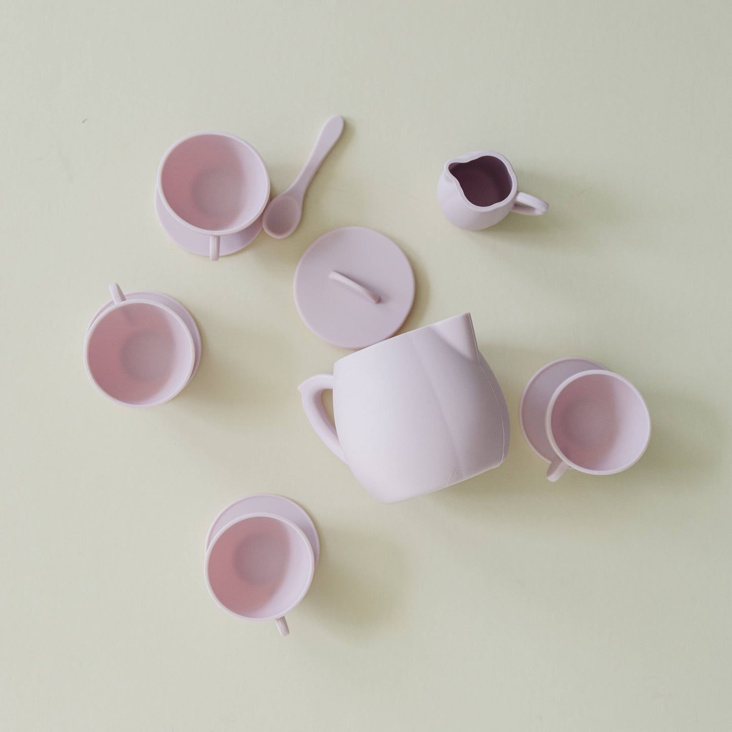 Marlowe & Co - Primrose Pink Silicone Tea Play Set
