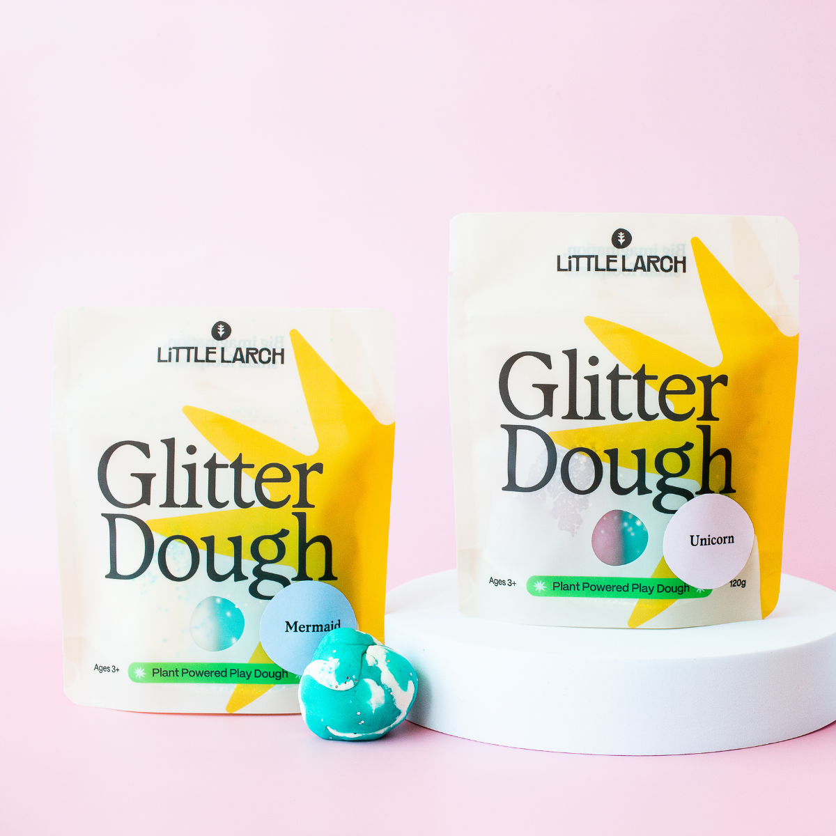 Little Larch - Glitter Dough | Natural Play Dough