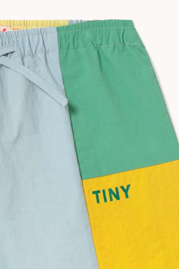 Tiny Cottons Color Block Woven Shorts