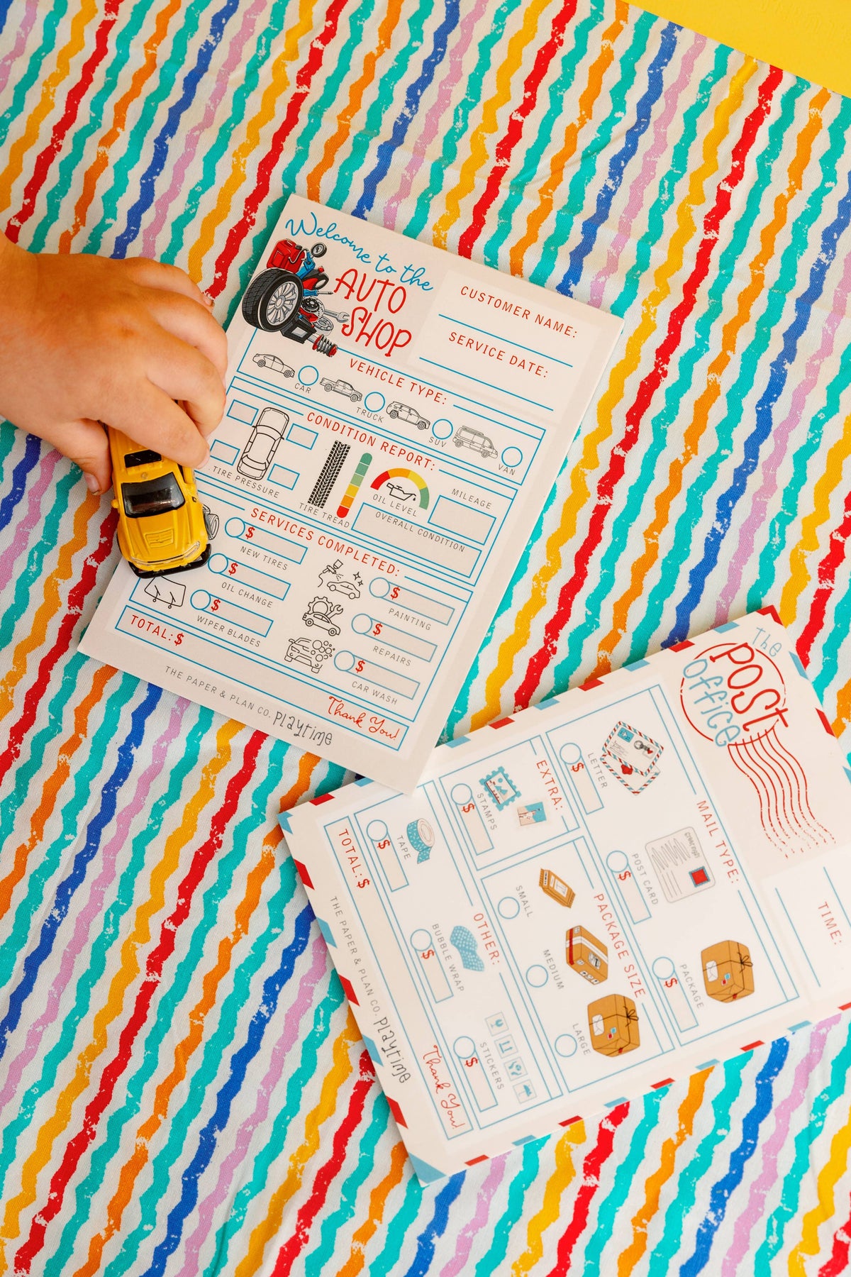 The Paper and Plan Co. - Auto Shop Playtime Pad®