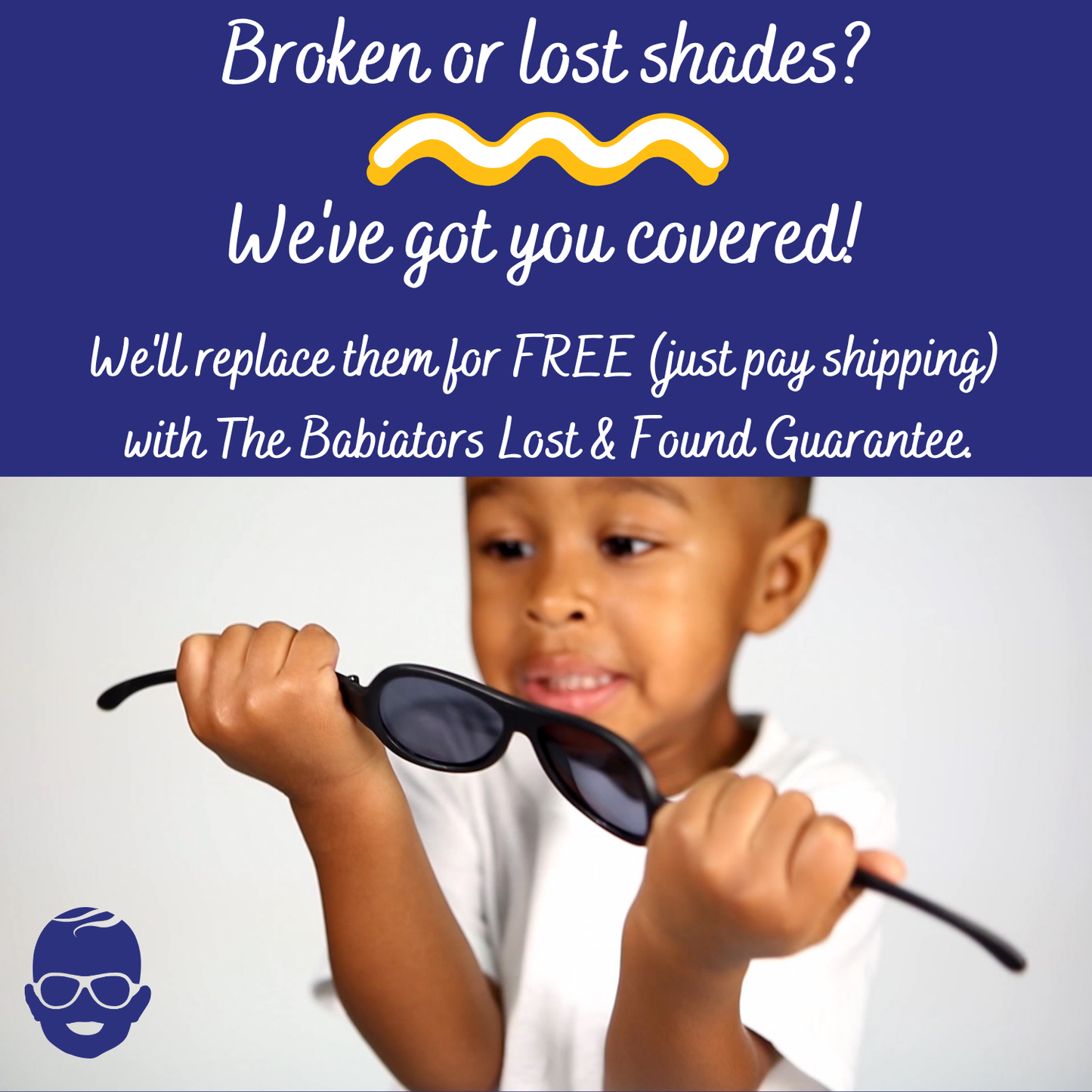 Babiators - Jet Black Navigator Baby and Kids Sunglasses: Ages 3-5