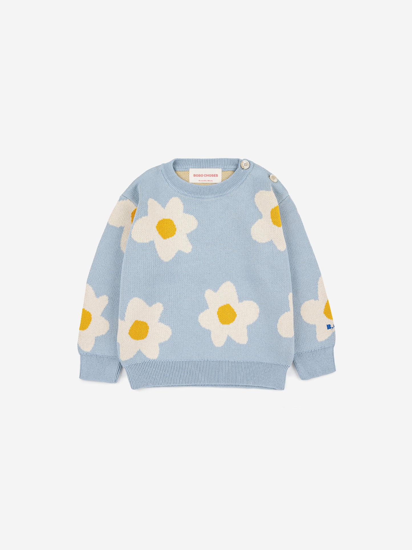Bobo Choses Baby Big Flower All Over Jumper