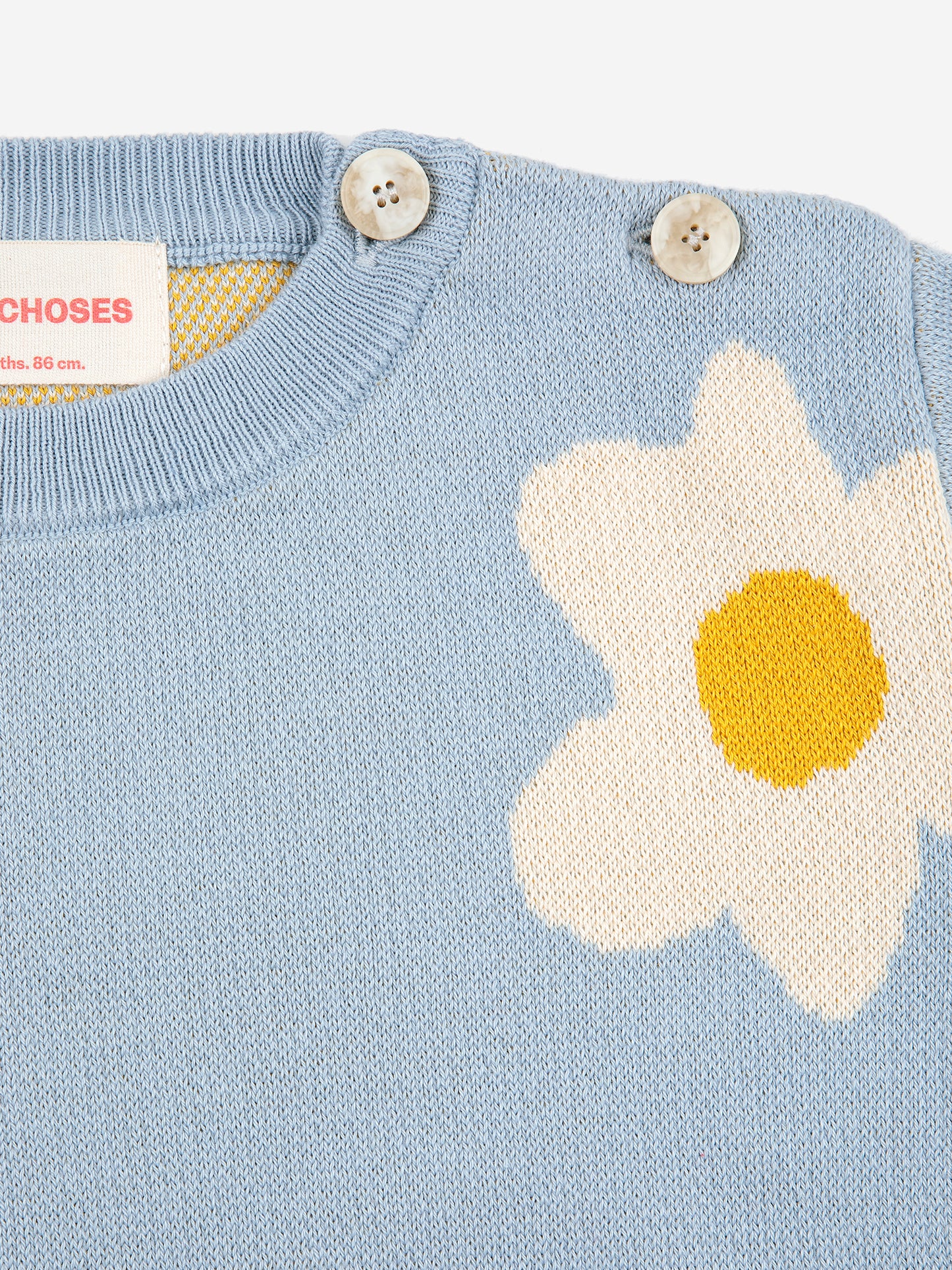 Bobo Choses Baby Big Flower All Over Jumper