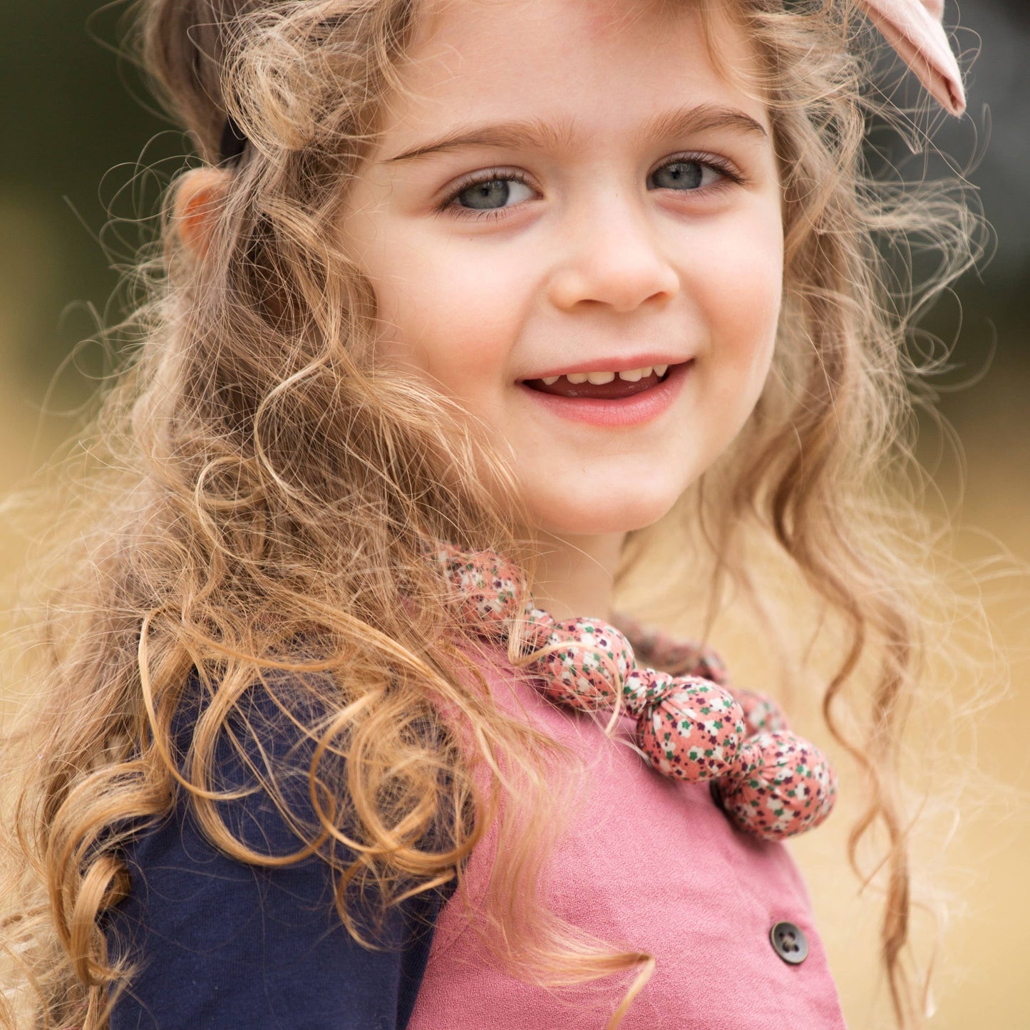 Peppercorn Kids - Beaded Cloth Necklace