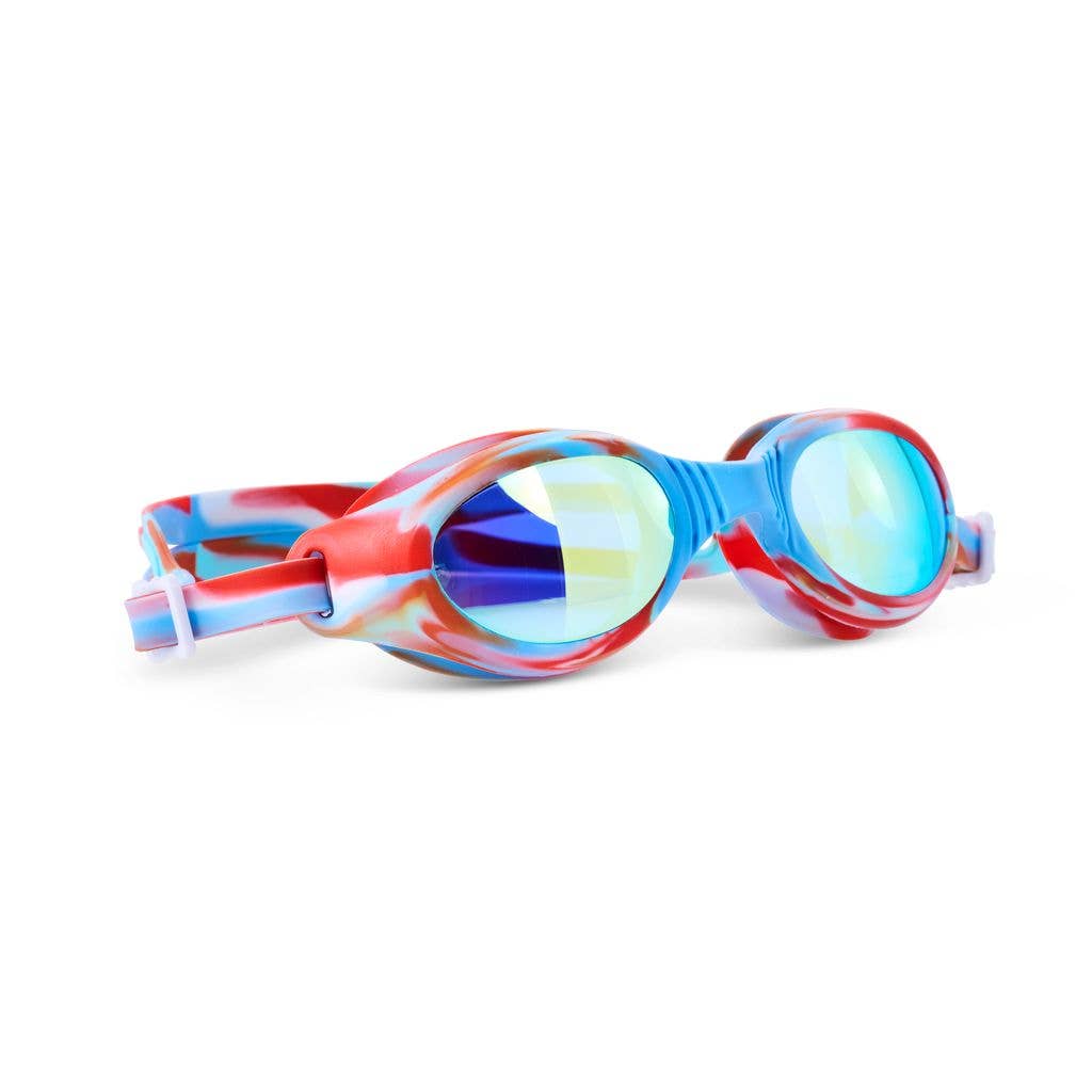 Bling2o - FREEDOM SWIRL, AMERICA 250, KIDS SWIM GOGGLE