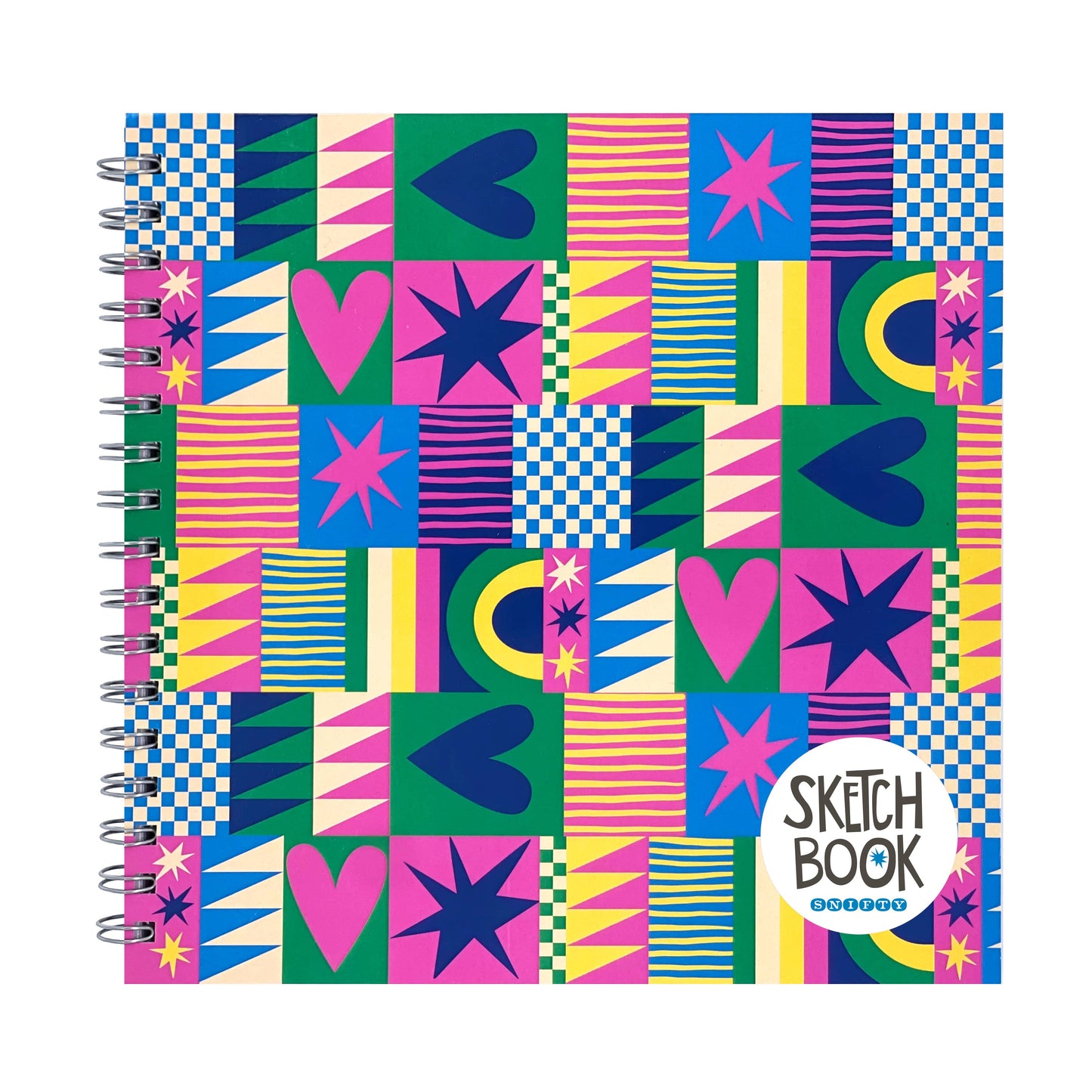 SNIFTY - SQUARE SKETCHBOOK - GEO LOVE