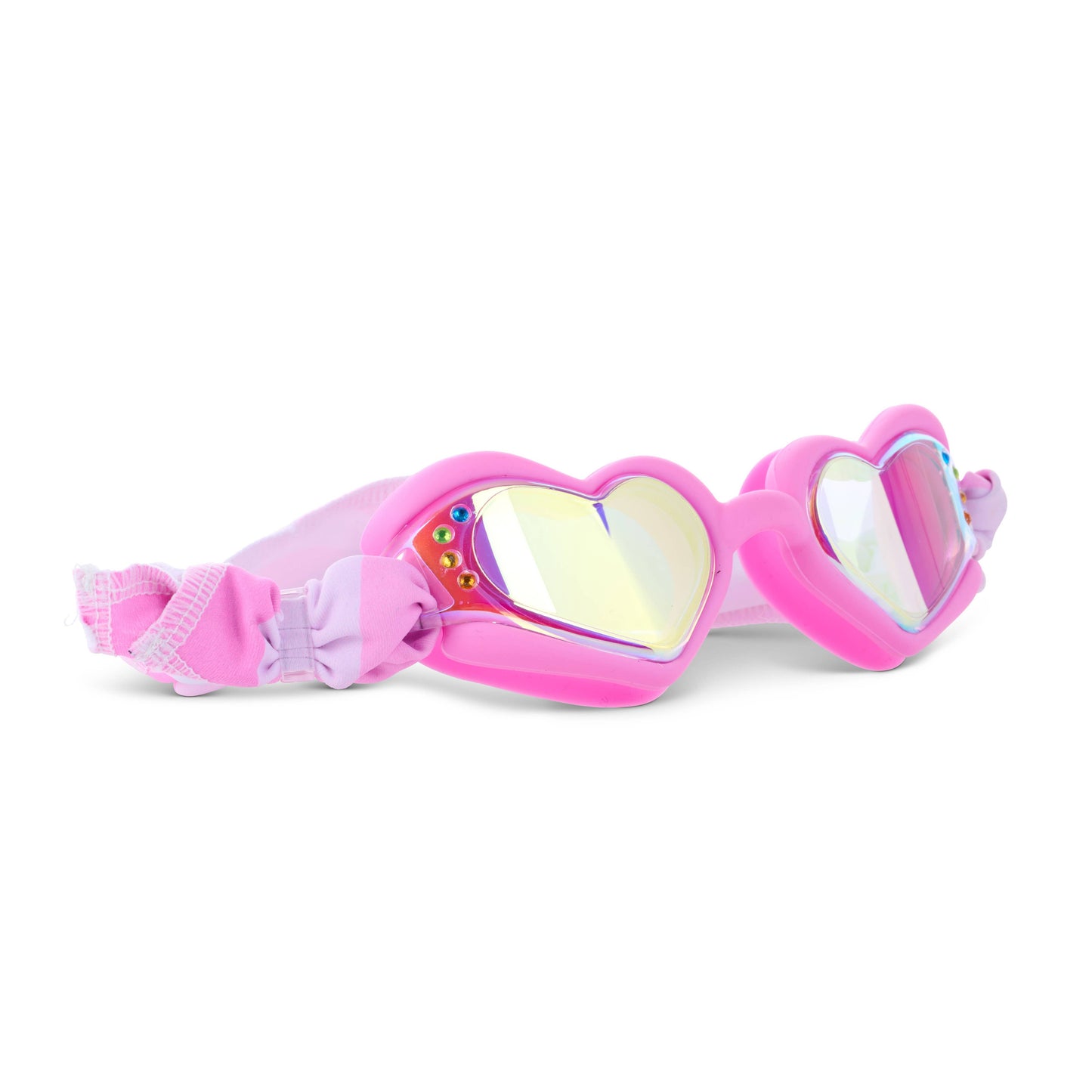 Bling2o - Soft Crush Fabric Strap Heart Swim Goggle