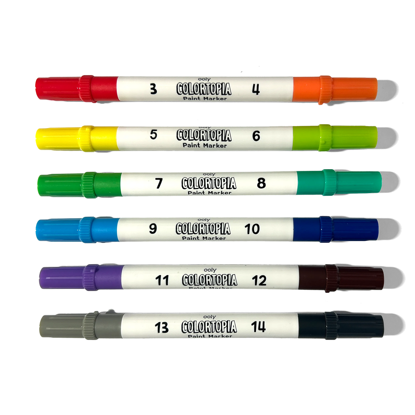 OOLY - Colortopia Color by Number Paint Marker Kit - Epic Adventure