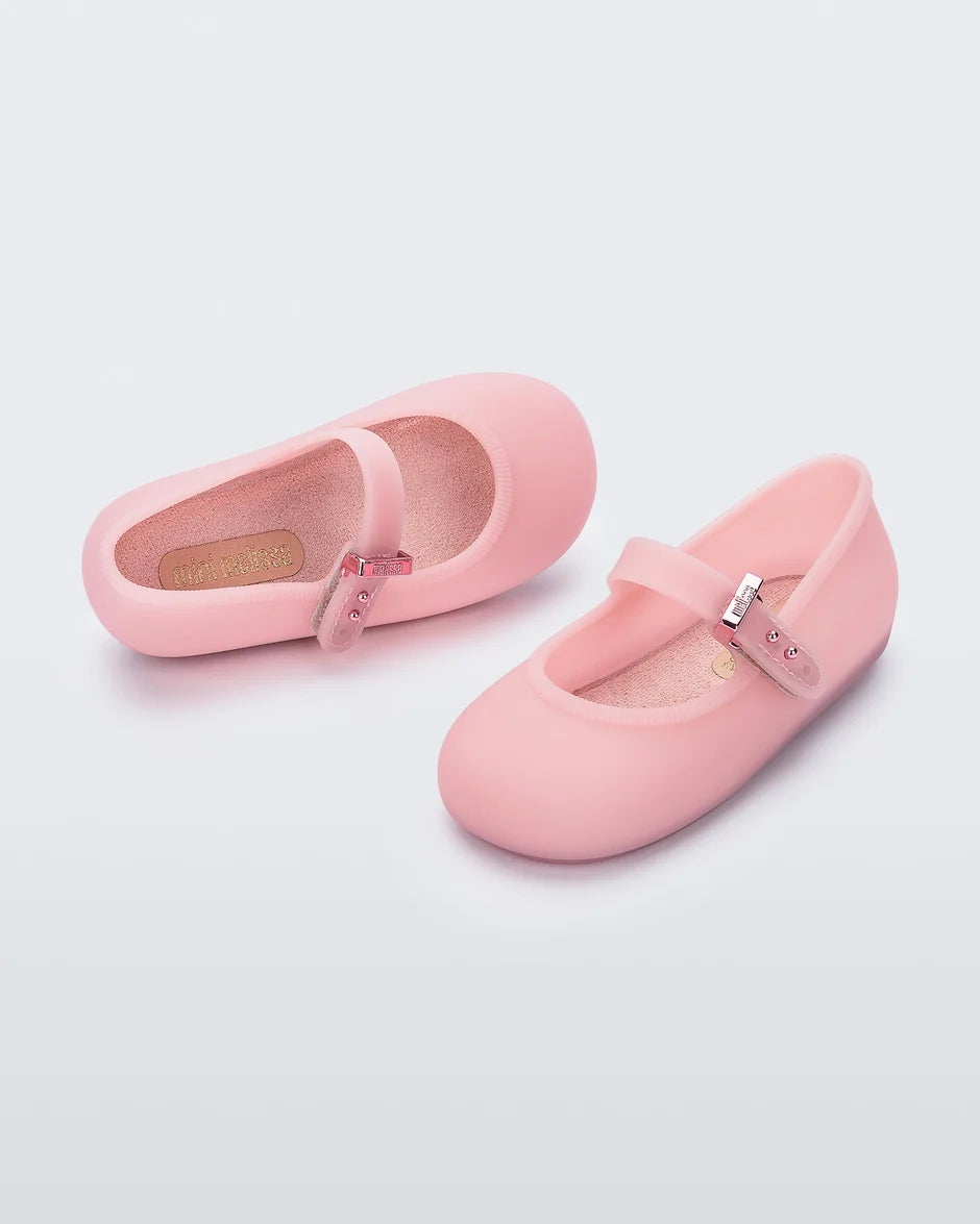 Mini Melissa Soft Ballerina Flat - Milky Pink