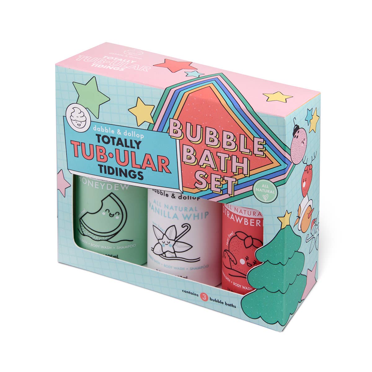 Dabble & Dollop - Totally Tub-ular Holiday Bath Set