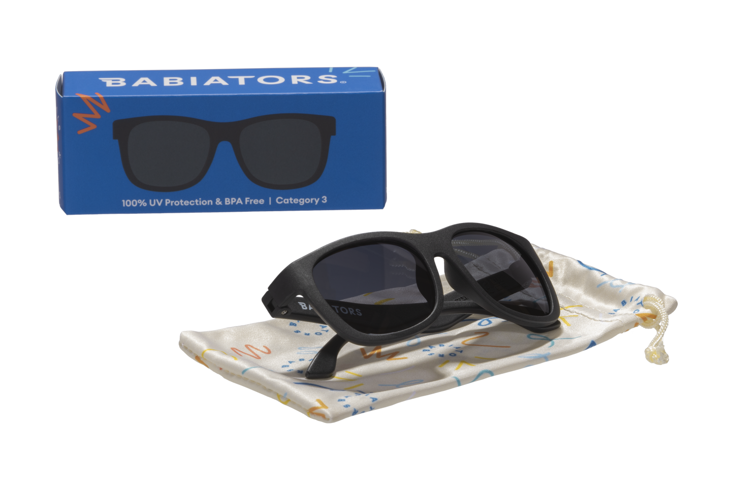Babiators - Jet Black Navigator Baby and Kids Sunglasses: Ages 3-5