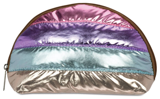 Iscream - ICY COLOR BLOCK PUFFER OVAL COSMETIC BAG