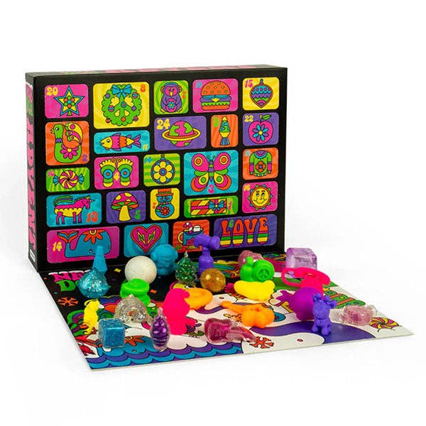 Showcase - Nee Doh Squishmas Groovy Glob 2025 Fidget Toy Advent Calendar (24pc)