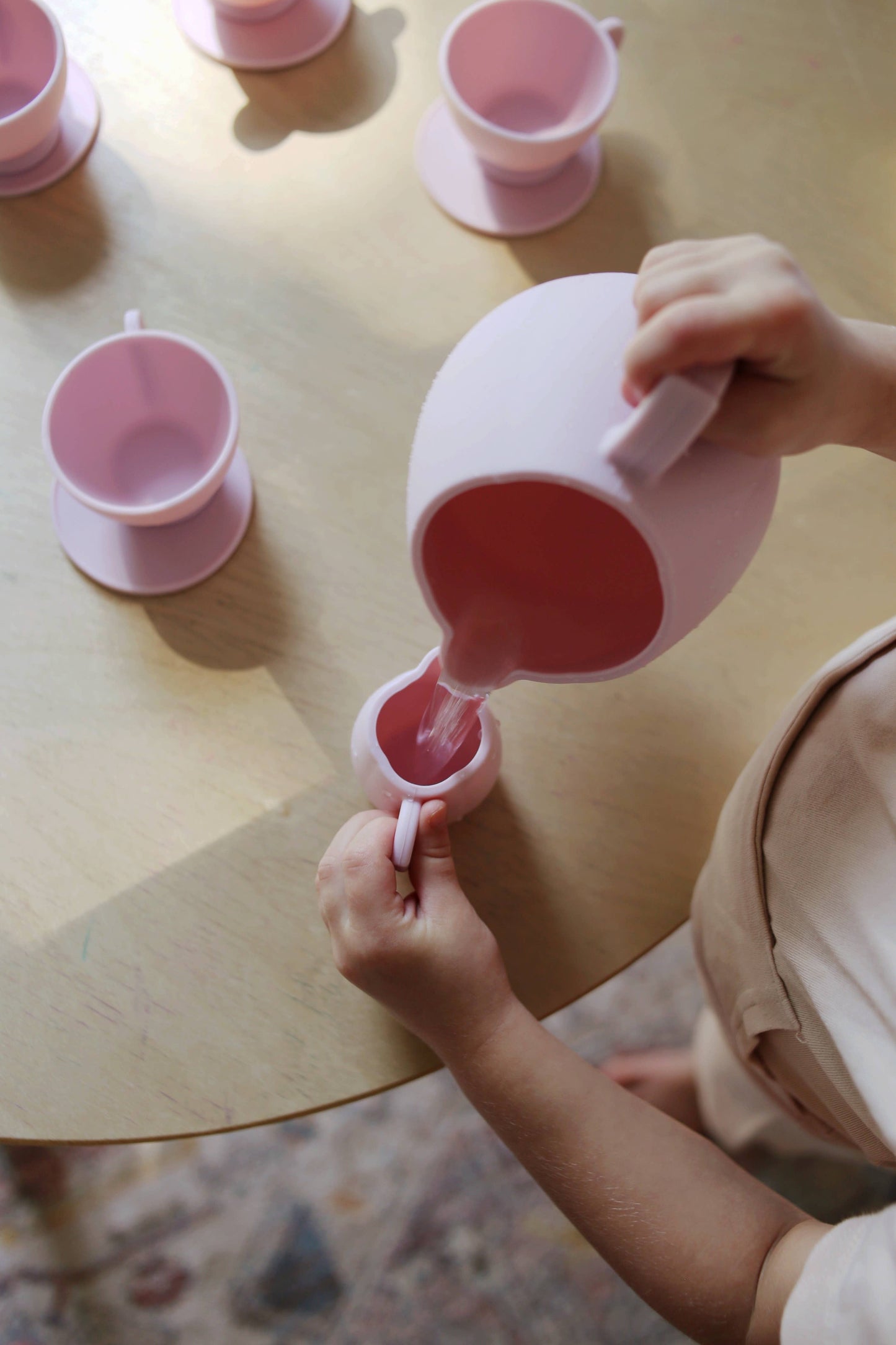 Marlowe & Co - Primrose Pink Silicone Tea Play Set