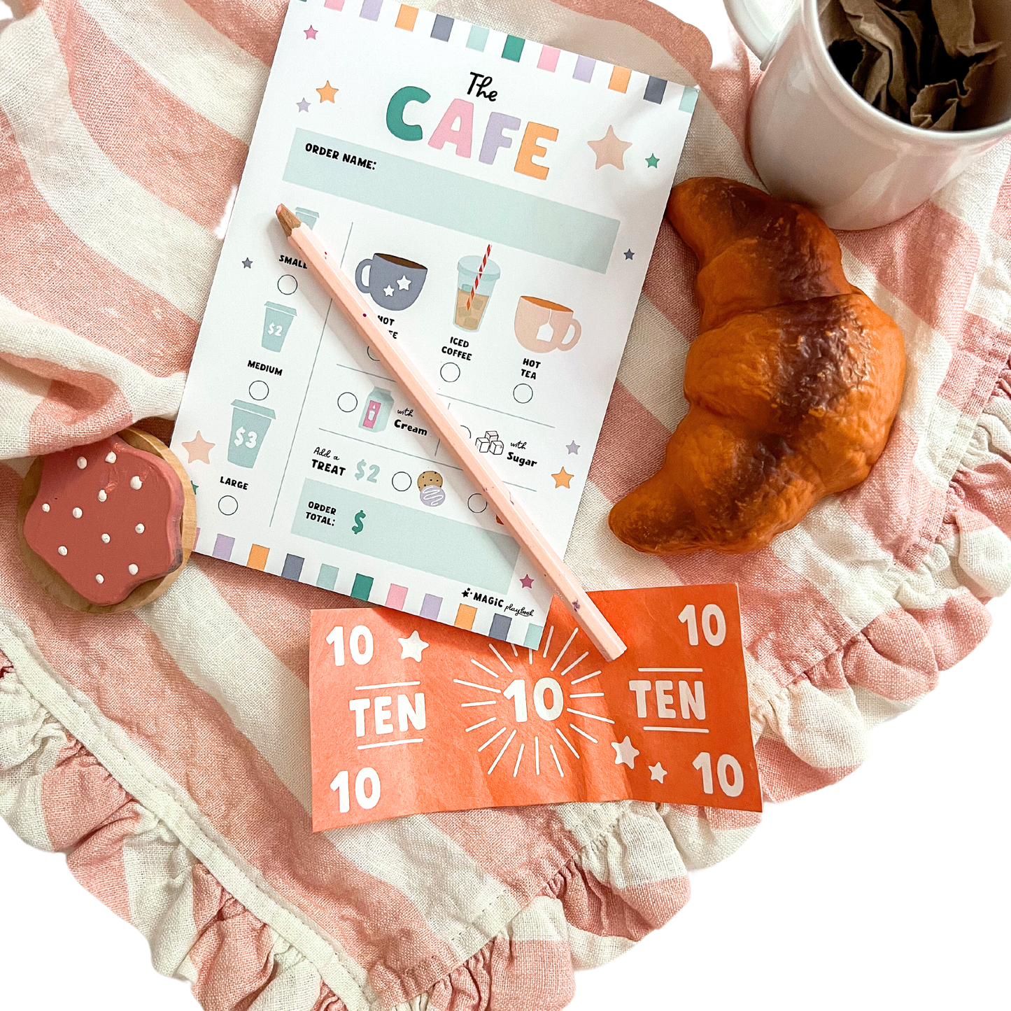MagicPlaybook - The Cafe Pretend Play Notepad