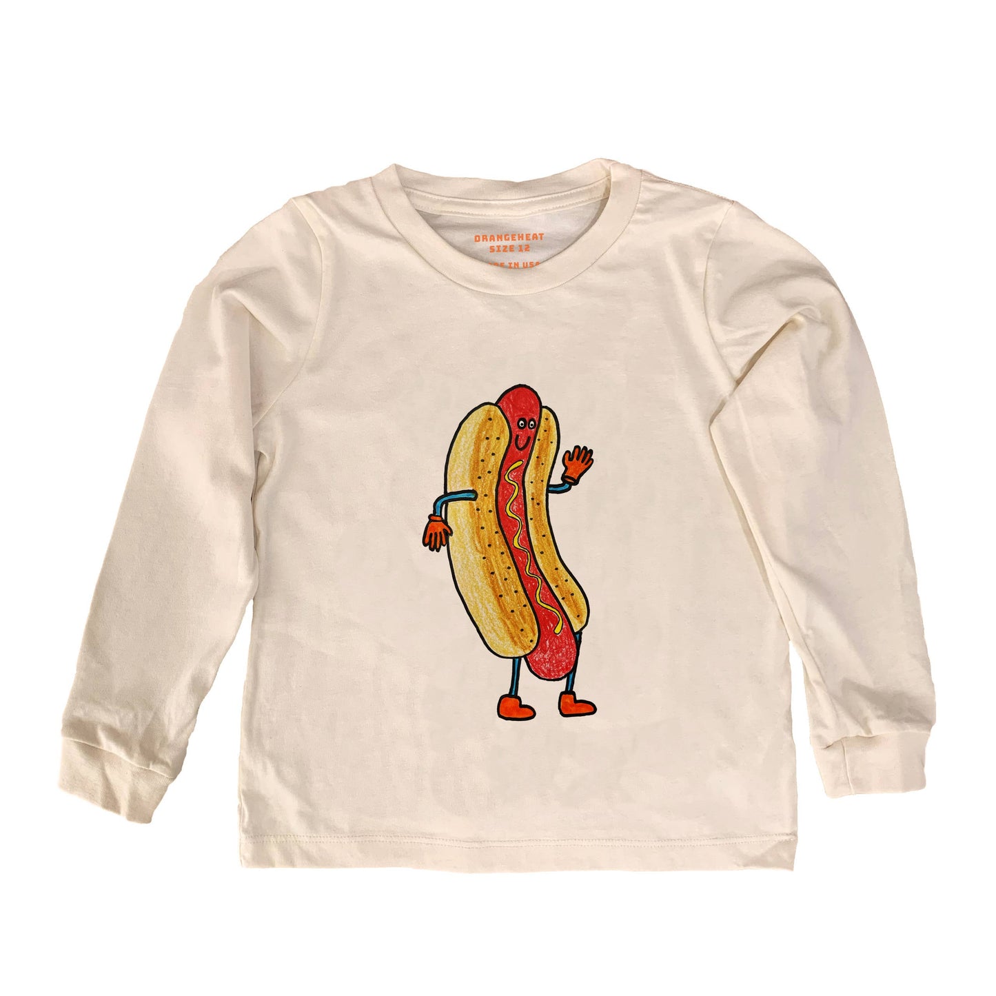 orangeheat - Hotdog - Kids Organic Tee
