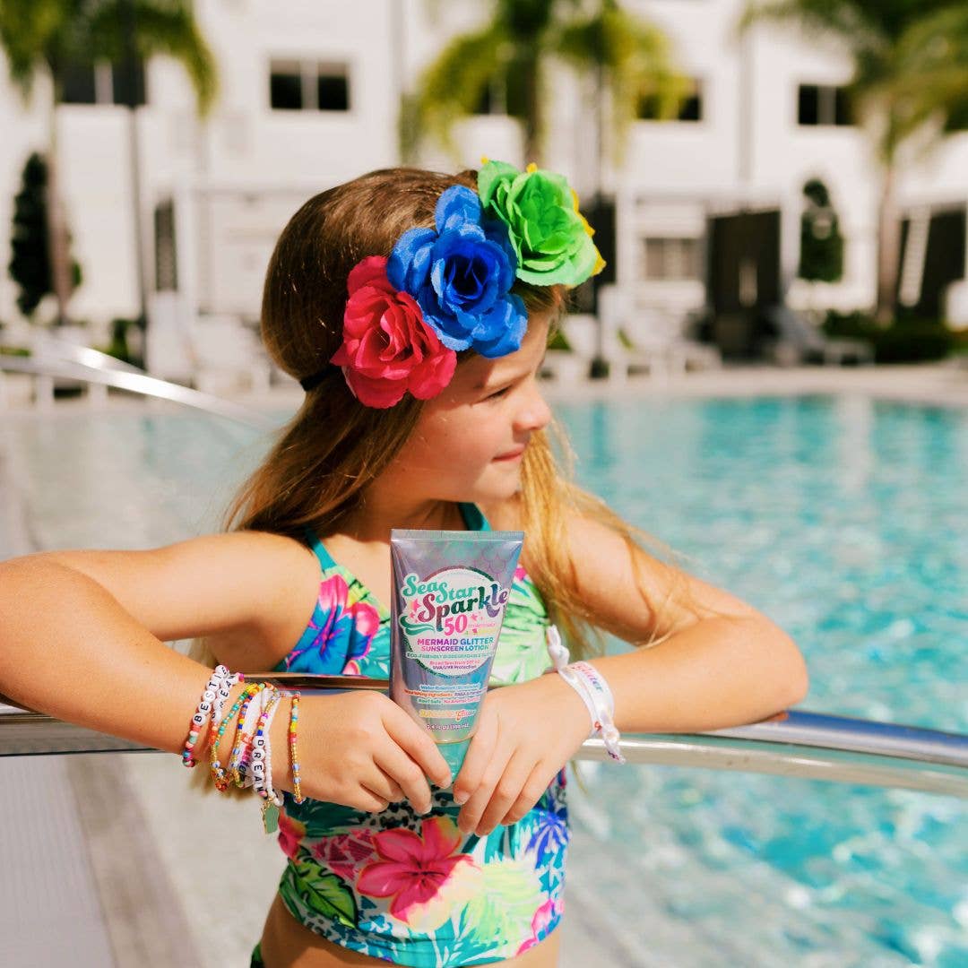 Sunshine & Glitter - Sea Star Sparkle Mermaid SPF 50 Glitter Sunscreen