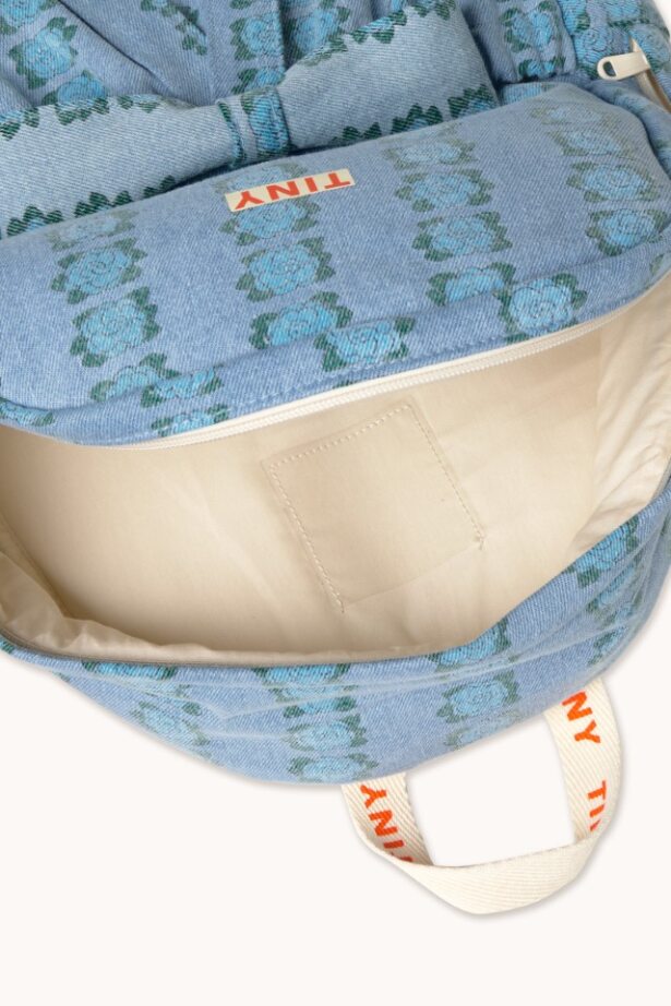 Tiny Cottons Blue Flowers Backpack