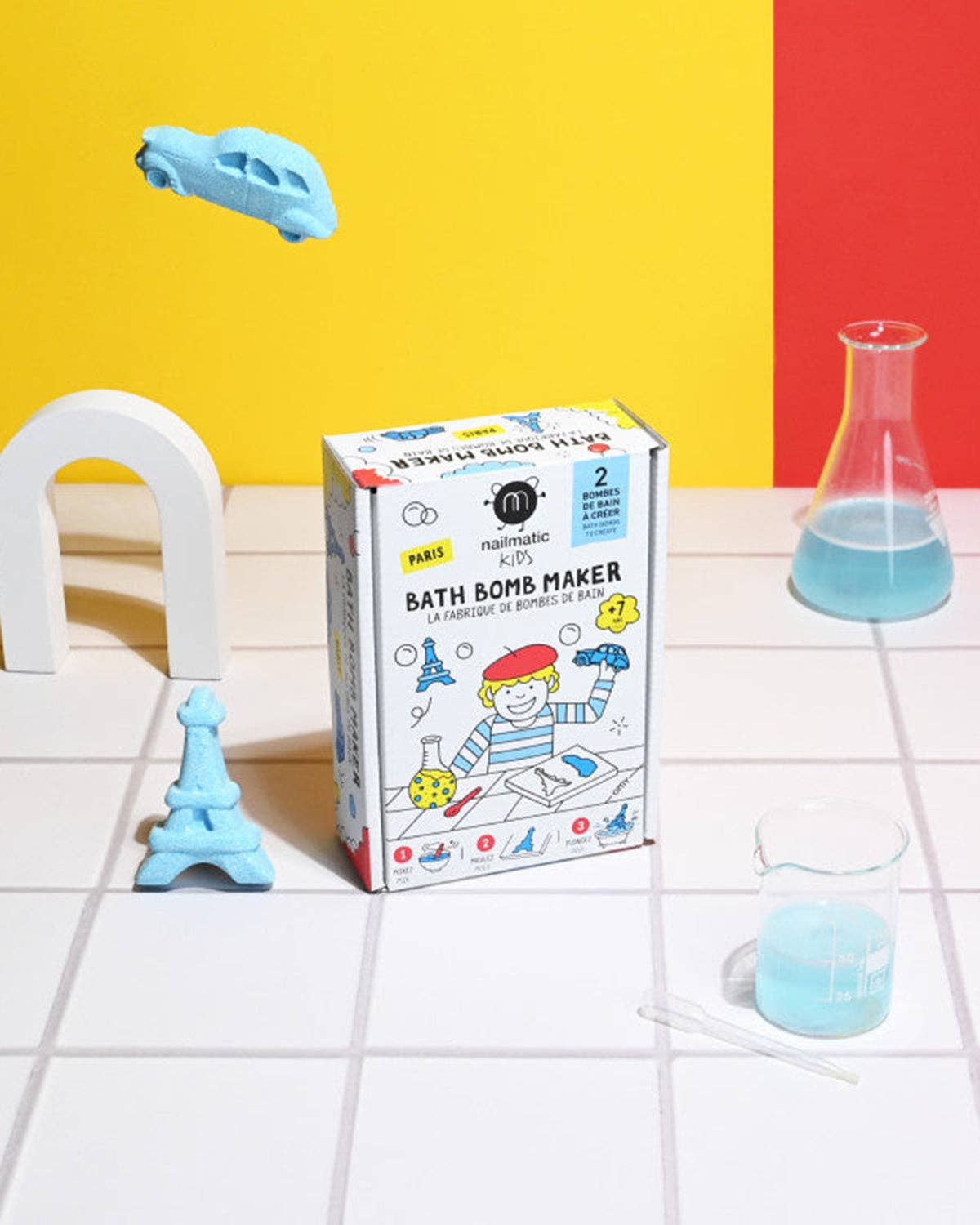 VICI Brands: Premier Design Goods 🌍 - Bath Bomb Maker Kit for Kids PARIS