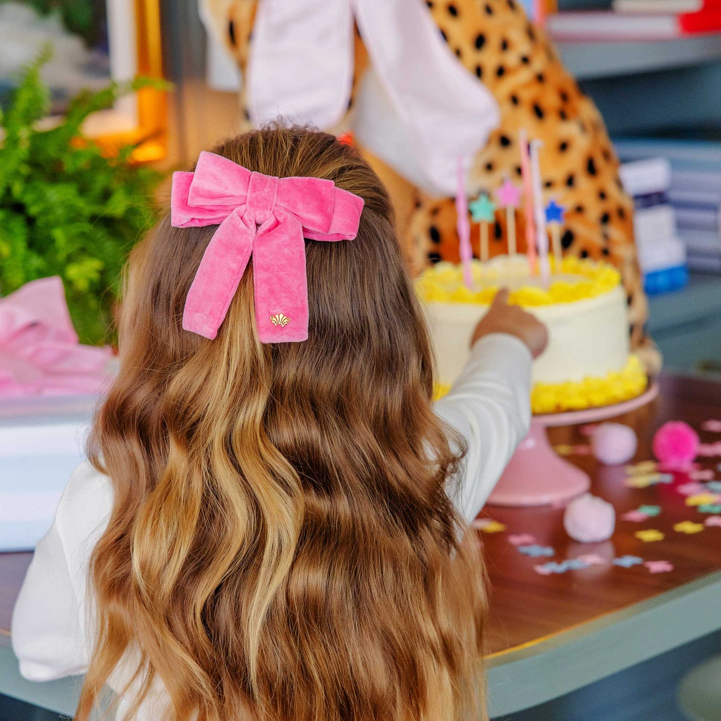 Lele Sadoughi - TBBC x LELE ROMANY ROSE KIDS ANTOINETTE BOW BARRETTE