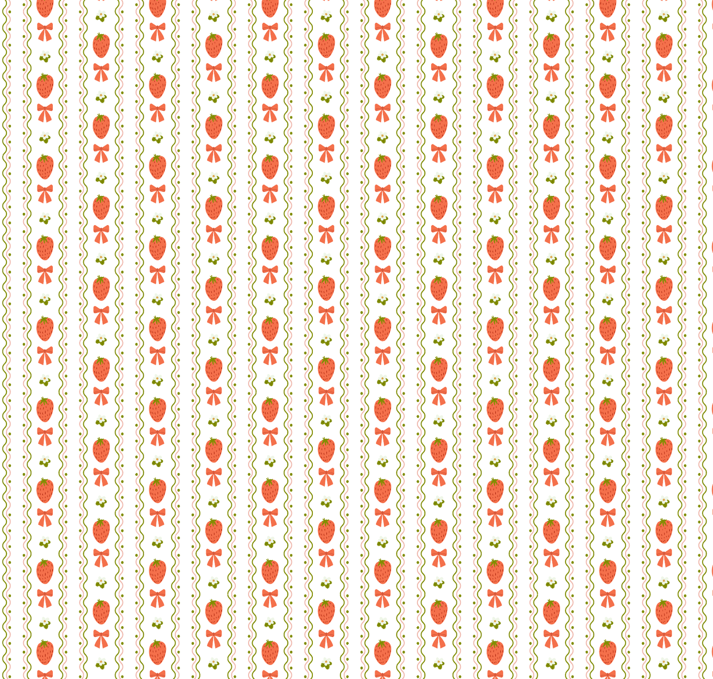 Polished Prints - Strawberry Bamboo Baby Sleeper