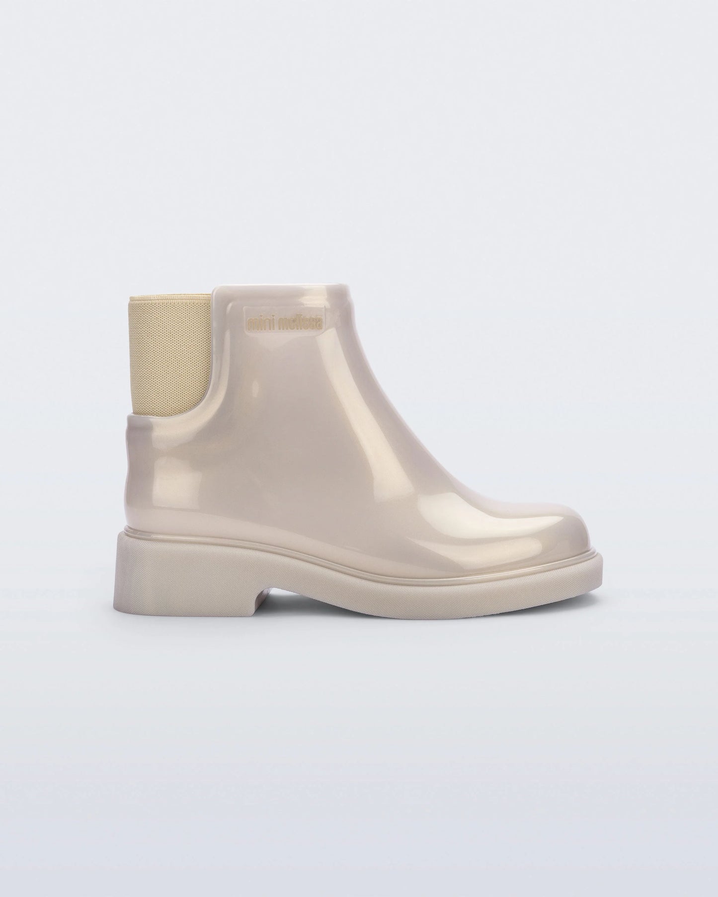 Mini Melissa Chelsea Boot in Beige