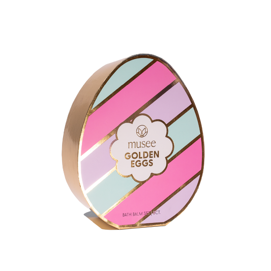 Musee - Golden Egg Three Bath Balm Set