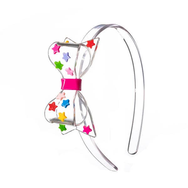 Lilies & Roses Fat Bow Headband