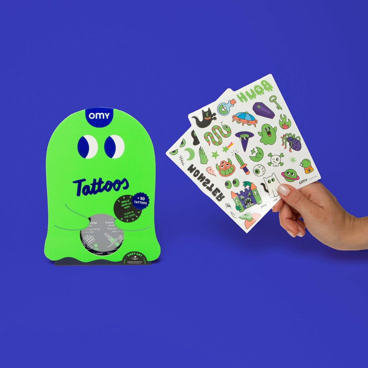 OMY - Glow in the dark - Tattoos