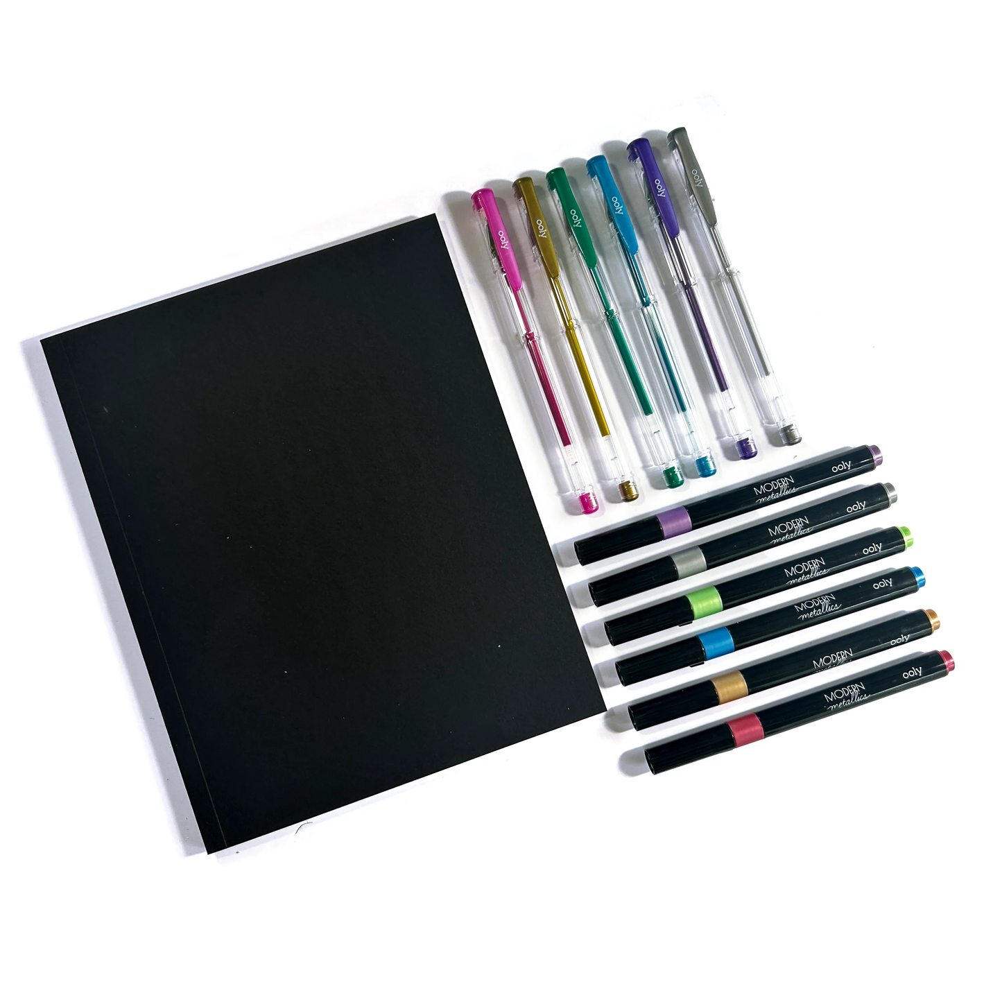 OOLY - Modern Metallics: D.I.Y. Sketchbook Kit (13 PC Set)