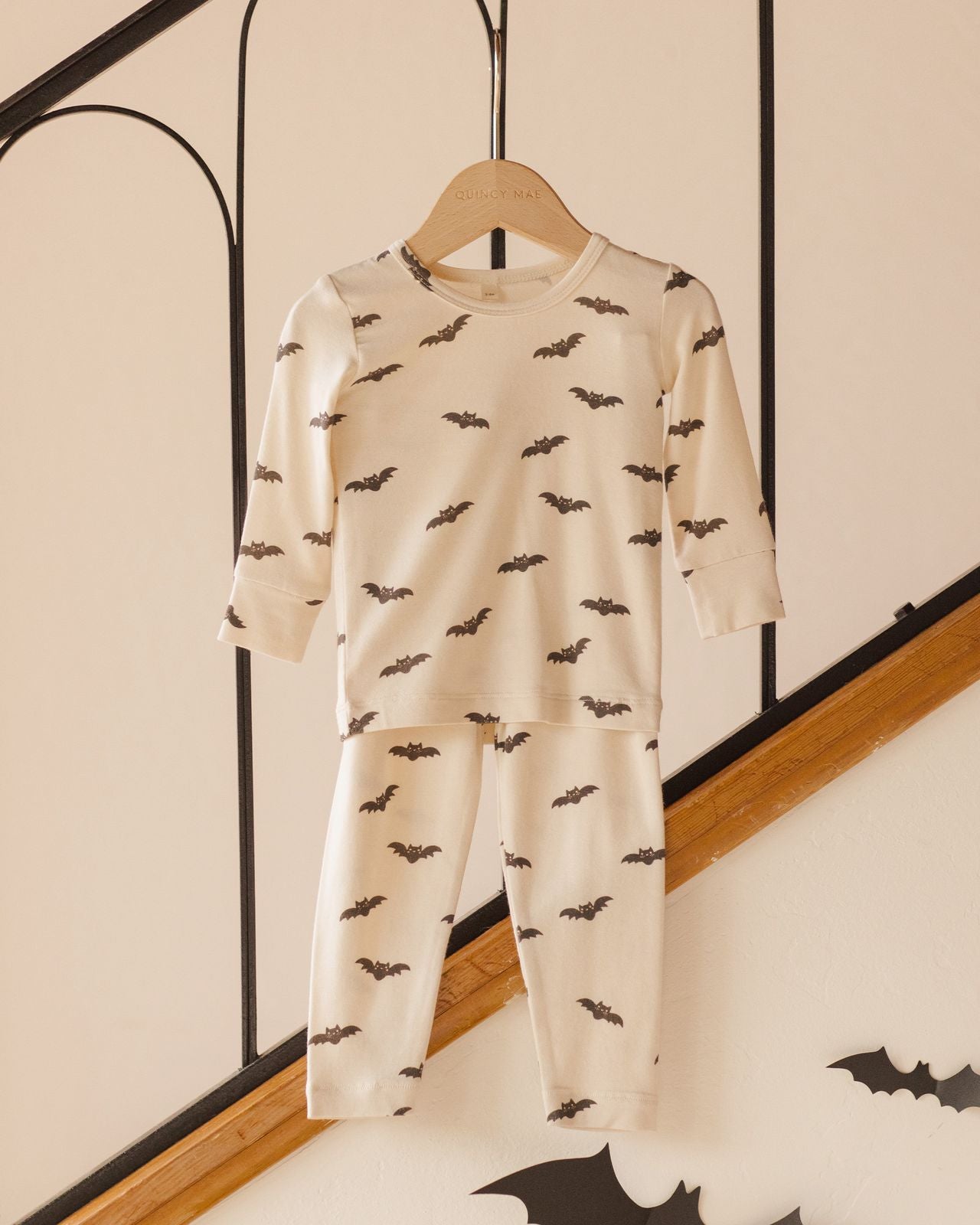 Quincy Mae Bamboo Pajama Set Bats