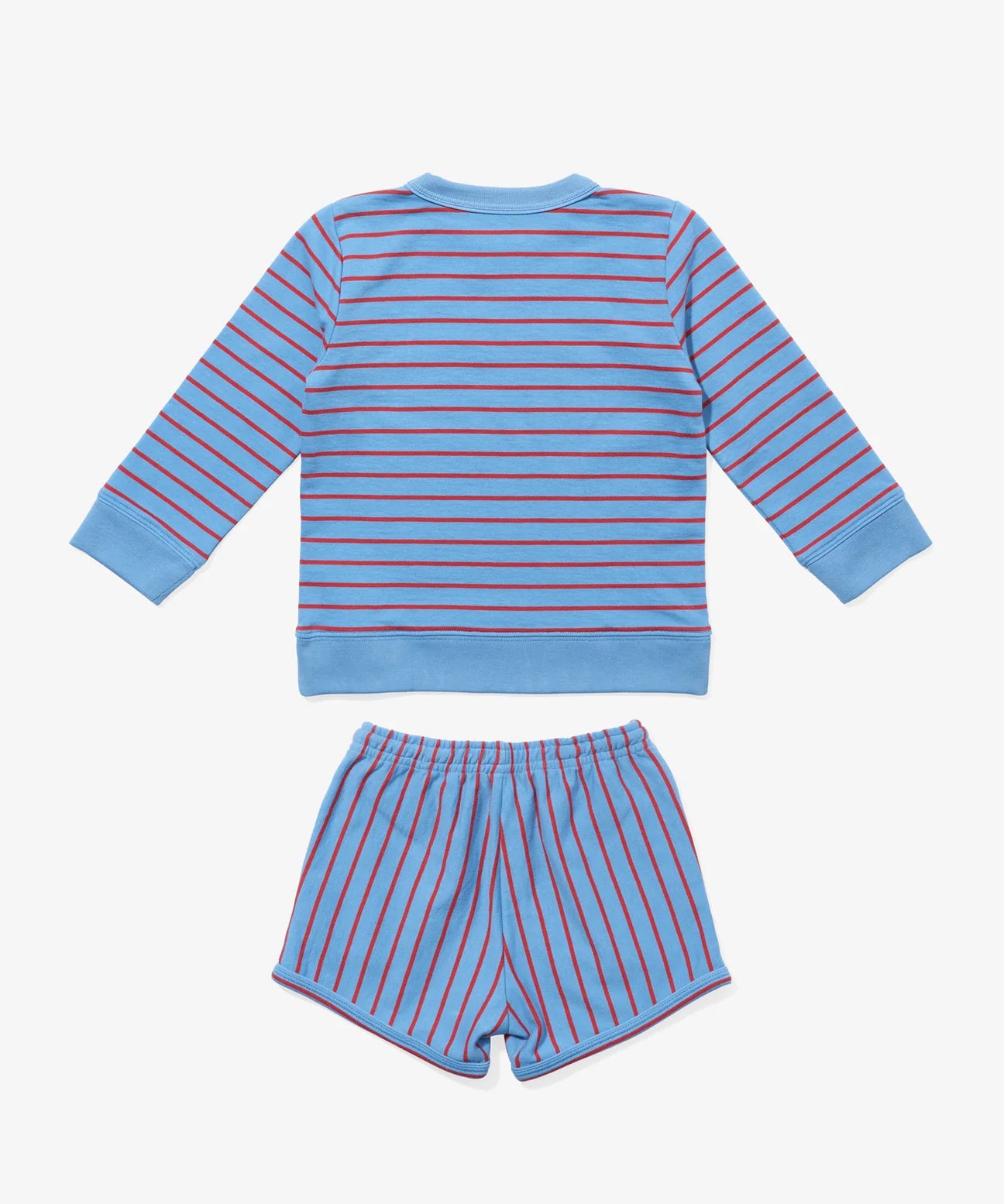 Oso & Me Remy Short Set - Paprika French Stripe