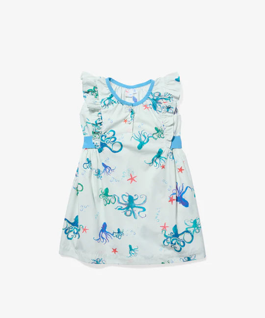 Oso & Me Eddie Dress in Octopus Friends