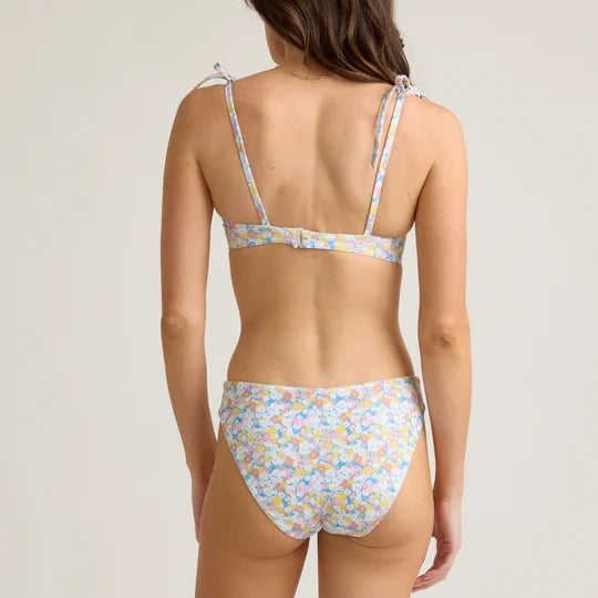 Minnow Women’s Jasmine Blossom Mid Rise Bikini Bottom