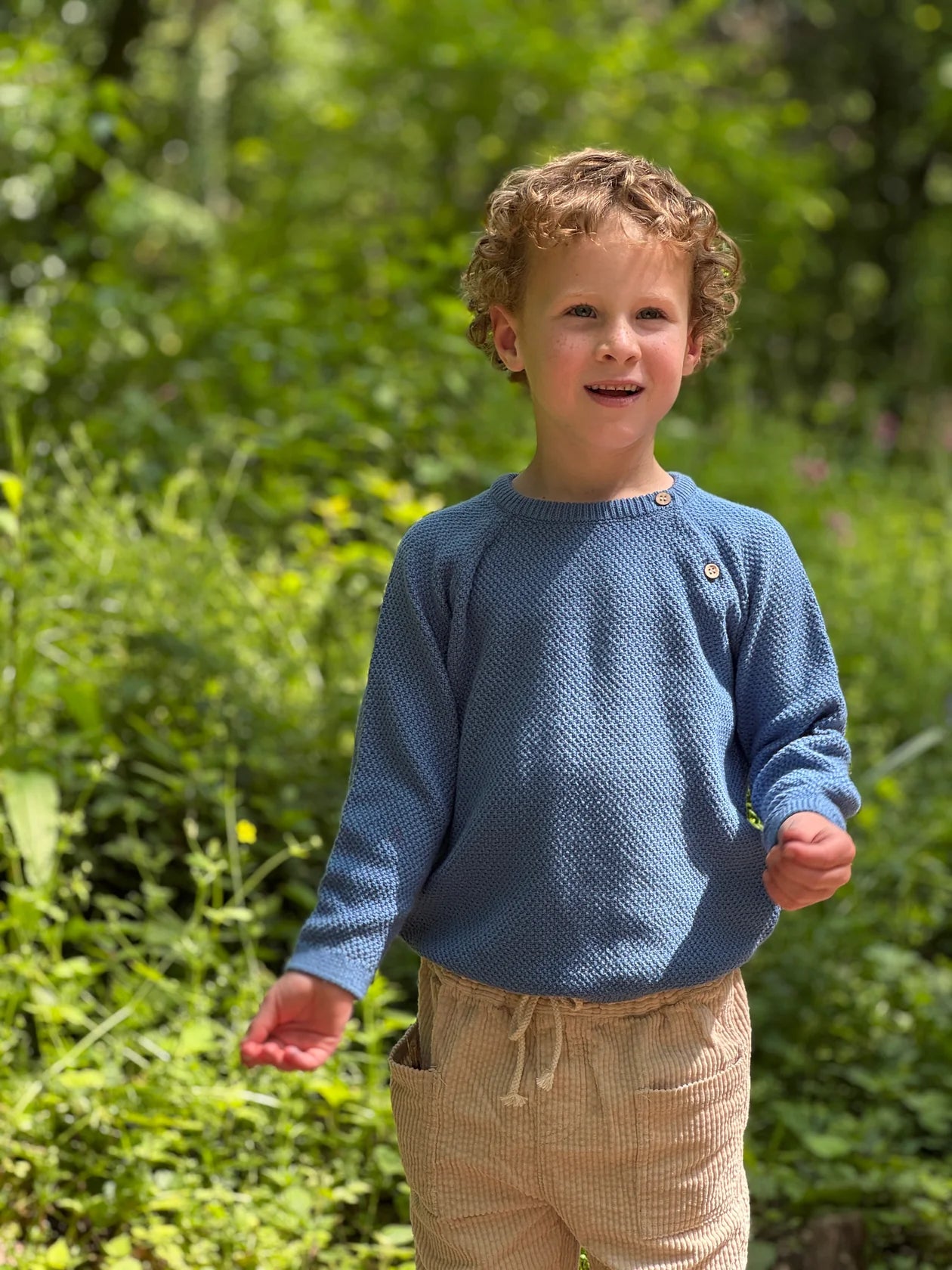 Me & Henry ROAN Sweater in Blue