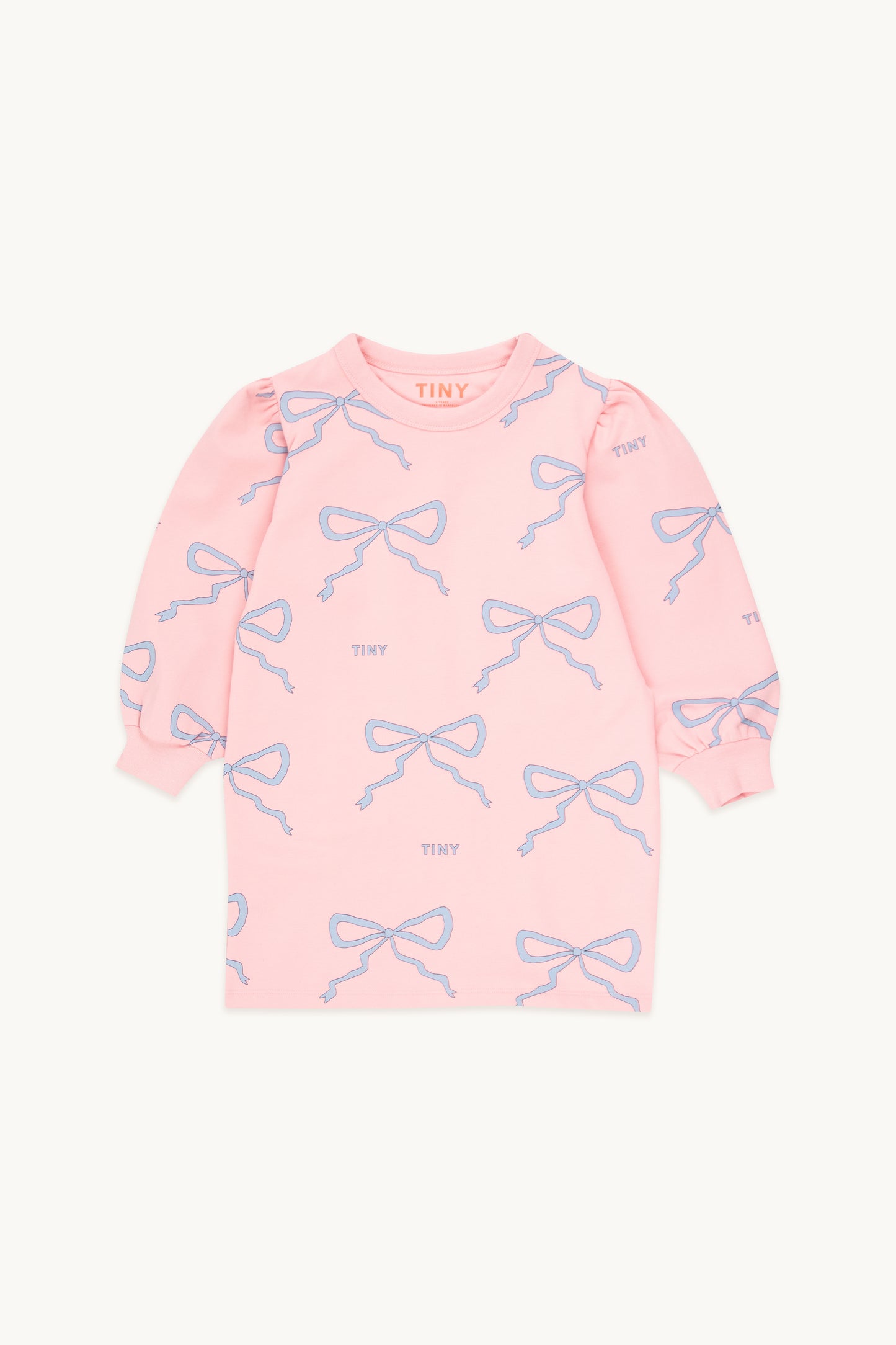 Tiny Cottons Bows Dress Peach