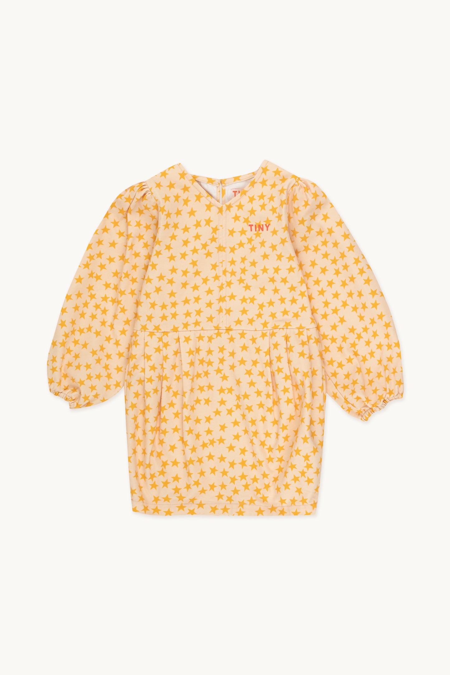 Tiny Cottons Stars Dress Vanilla
