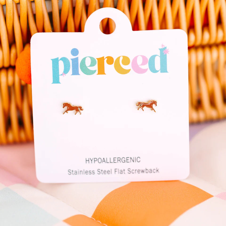 Pierced Screw Back Earrings