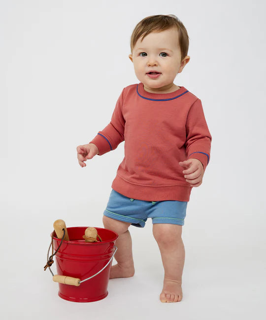 Oso & Me Remy Baby Sweatshirt Nautical Red