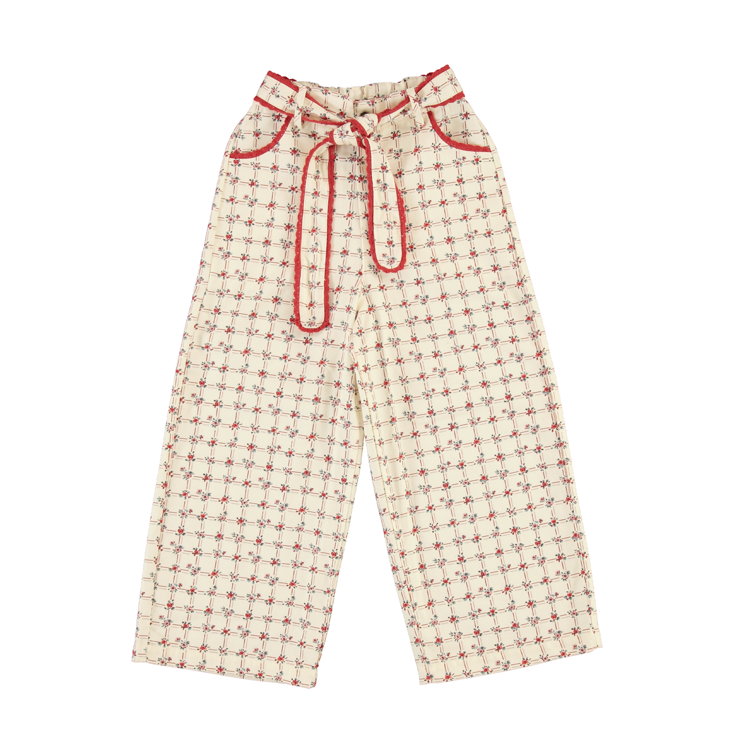Bebe Organic Lissy Pants Geometric Roses