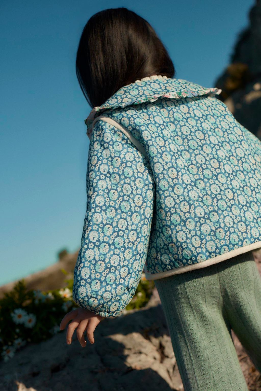 Louise Misha Agara Jacket Navy Snowfall Patch