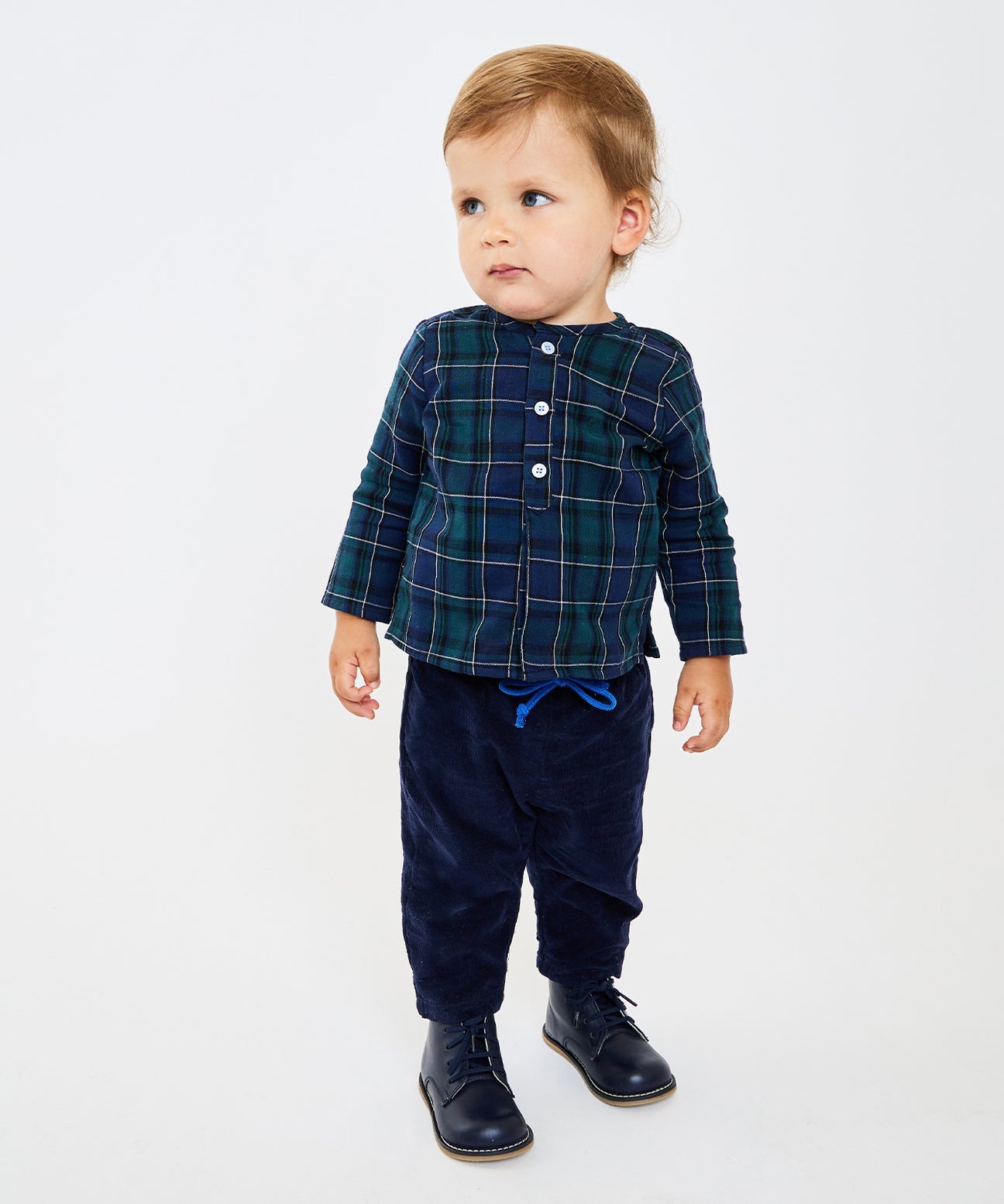 Oso & Me Lupo Plaid Shirt